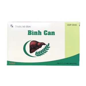 Bibiso Bình Can (Hộp 5 vỉ x 10 viên) - Điều trị viêm gan do mọi nguyên nhân, chức năng gan suy yếu
