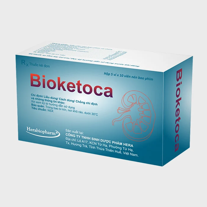 Bioketoca - Điều trị chứng suy giảm hoặc rối loạn quá trình chuyển hóa protein