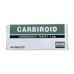 Carbiroid 5mg (Hộp 100 viên) - Thuốc điều trị rối loạn tuyến giáp