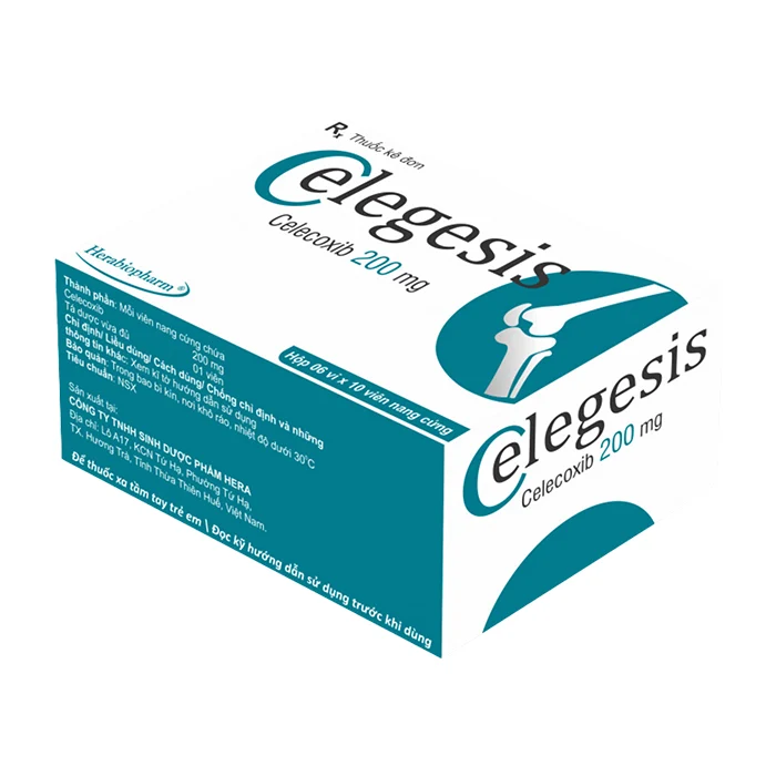 Celegesis 200 (6 vỉ x 10 viên) - Điều trị viêm xương khớp, viêm khớp dạng thấp