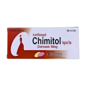 Chimitol Vaginal 500mg (1 vỉ x 2 viên) - Điều trị viêm âm đạo do nấm