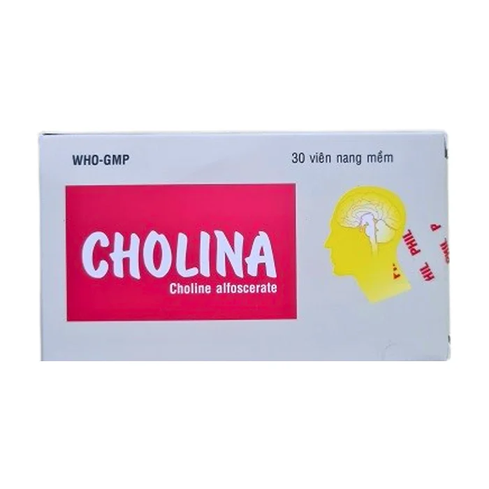 Cholina (3 vỉ x 10 viên) - Hỗ trợ hồi phục sau tai biến mạch máu não