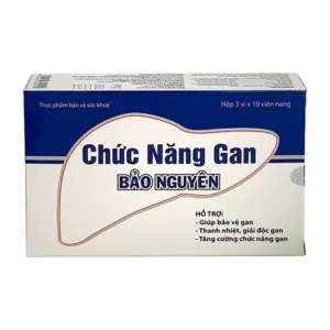 Chức Năng Gan Bảo Nguyên (hộp 30 viên) - Hỗ trợ giải độc gan, hạ men gan
