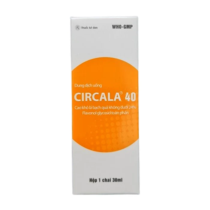Circala 40 (Hộp 1 lọ 30ml) - Điều trị thiểu năng tuần hoàn não, suy giảm trí nhớ