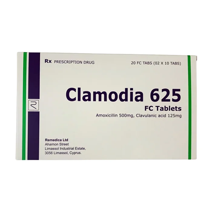 Clamodia 625 (2 vỉ x 10 viên)