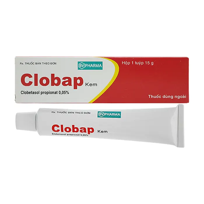 Clobap 0.05% (tuýp 15g) - Kem bôi trị viêm da