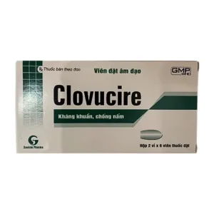 Clovucire 500mg (2 vỉ x 6 viên) - Điều trị các bệnh nấm, nấm Candida âm đạo