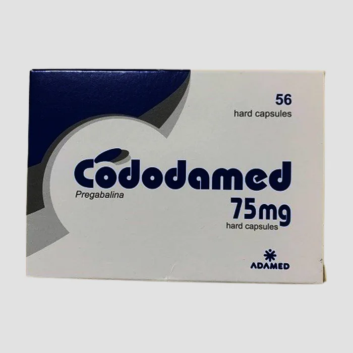 Cododamed 75mg (4 vỉ x 14 viên) - Điều trị đau thần kinh, động kinh, rối loạn lo âu lan tỏa