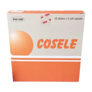 Cosele 100mg - Giảm cholesterol máu, phòng và cải thiện các bệnh thoái hoá, bệnh do lão hoá