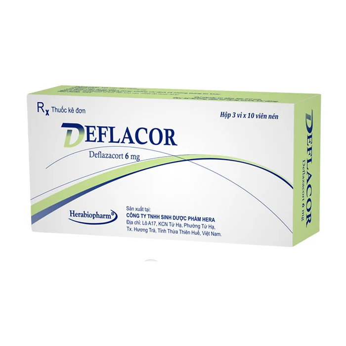 Deflacor 6 (3 vỉ x 10 viên) - Điều trị loạn dưỡng cơ Duchenne (DMD)
