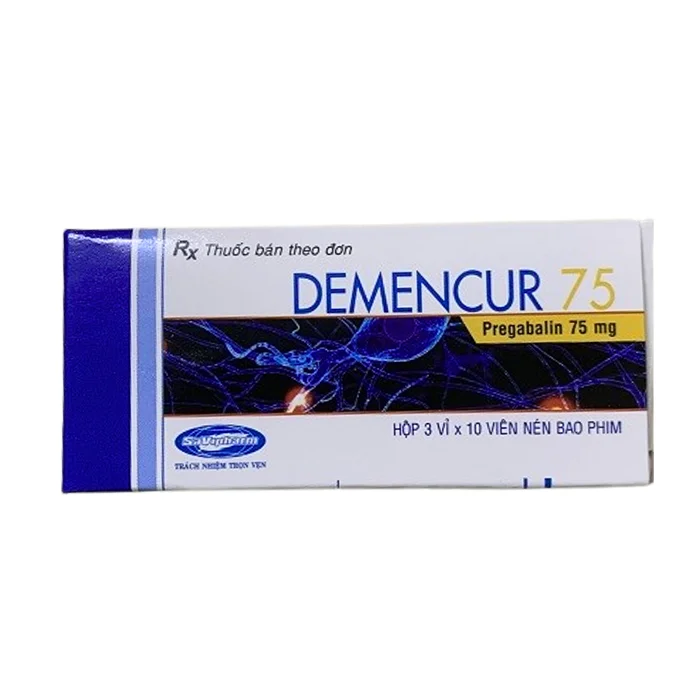 Demencur 75mg (3 vỉ x 10 viên)