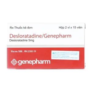 Desloratadine 5mg (2 vỉ x 15 viên) - Giảm các triệu chứng viêm mũi dị ứng, mày đay