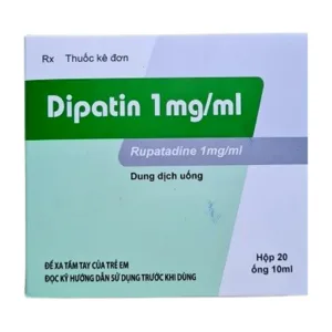 Dipatin 1mg/ml (20 ống x 10ml) - Điều trị triệu chứng viêm mũi dị ứng và bệnh mày đay
