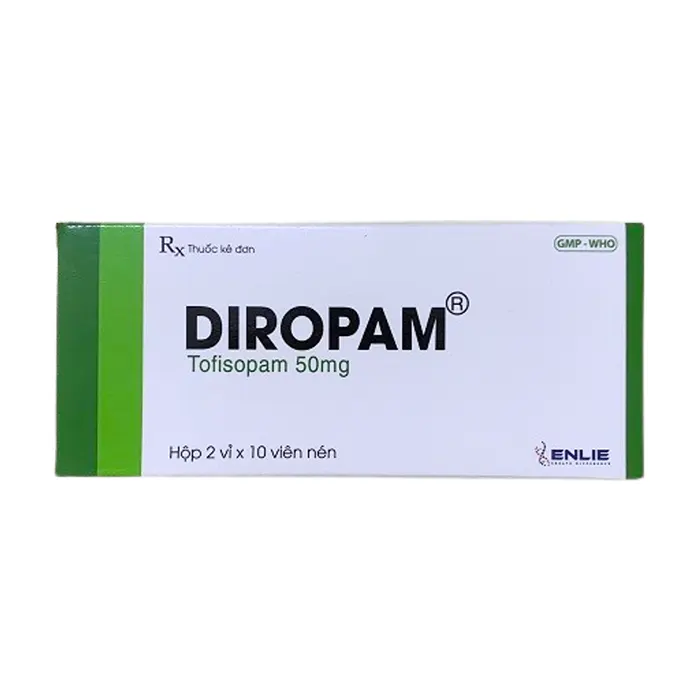 Diropam 50mg (2 vỉ x 10 viên)