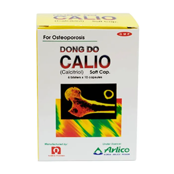Calio Dongdo (Hộp 6 vỉ x 10 viên) – Phòng và điều trị loẵng xương