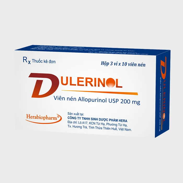 Dulerinol 200mg (3 vỉ x 10 viên)