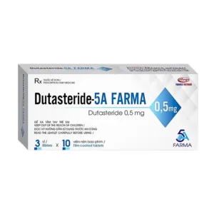 Dutasteride-5A Farma 0.5mg (3 vỉ x 10 viên) - Điều trị và phòng ngừa sự tiến triển của bệnh tăng sản lành tính tuyến tiền liệt