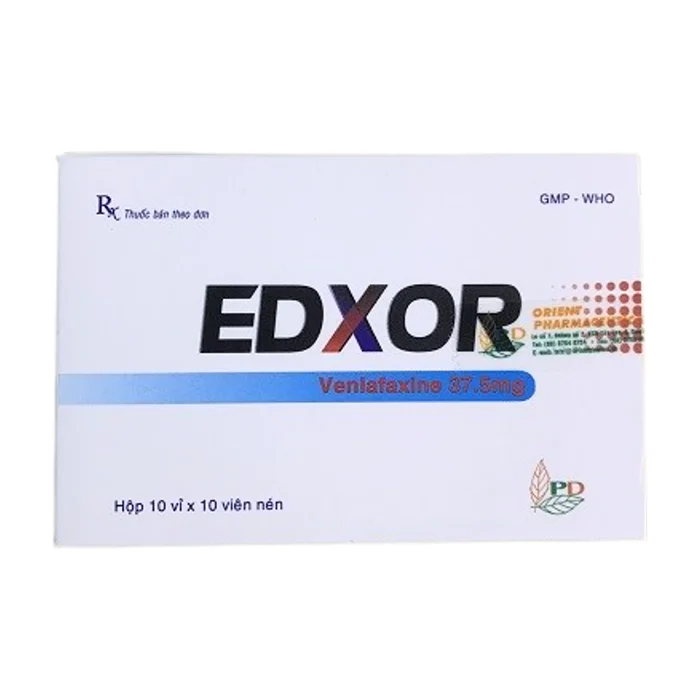 Edxor (10 vỉ x 10 viên) - Điều trị bệnh trầm cảm, lo âu toàn thể