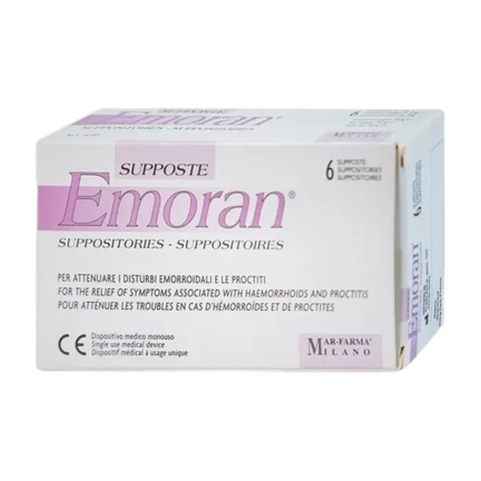 Emoran - Giảm các triệu chứng của bệnh trĩ, viêm trực tràng