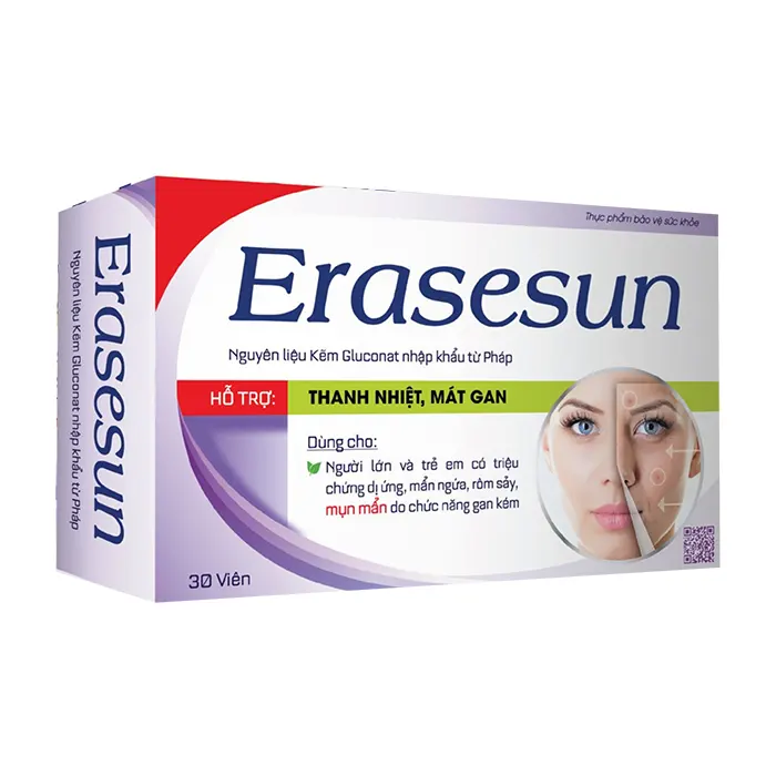 Erasesun mekong - Thanh nhiệt mát gan giảm mụn