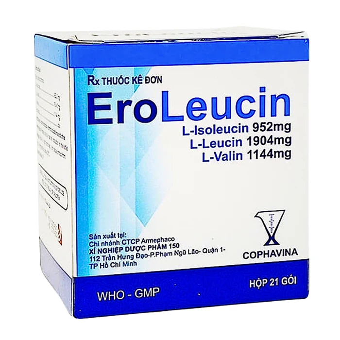 EroLeucin Cophavina (21 gói) - Tăng cường năng lượng, hỗ trợ phục hồi, tăng sức bền