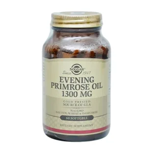 Solgar Evening Primrose Oil 1300 mg dầu anh thảo (Chai 60 viên) - Hỗ trợ cân bằng nội tiết nữ