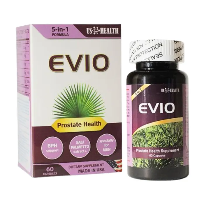 Evio (Hộp 60 viên) – Hỗ trợ điều trị phì đại tuyến tiền liệt