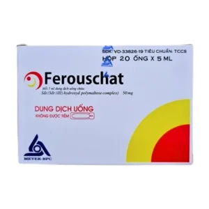 Ferouschat 50 (Hộp 20 ống x 5ml) - Phòng ngừa và điều trị thiếu máu do sắt