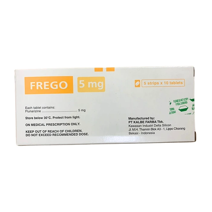 Frego 5mg - Điều trị đau nửa đầu và rối loạn tiền đình