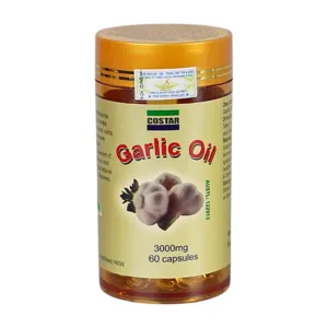 Costar Garlic Oil tinh dầu tỏi (Lọ 60 viên) - Hỗ trợ tăng cường đề kháng
