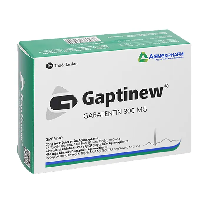 Gaptinew 300mg (3 vỉ x 10 viên) - Điều trị đau thần kinh ngoại biên, động kinh cục bộ