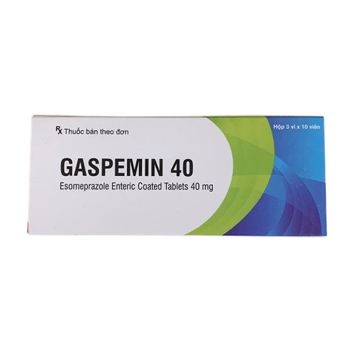 Gaspemin 40mg (Esomeprazole) - Điều trị bệnh trào ngược dạ dày, loét dạ dày tá tràng