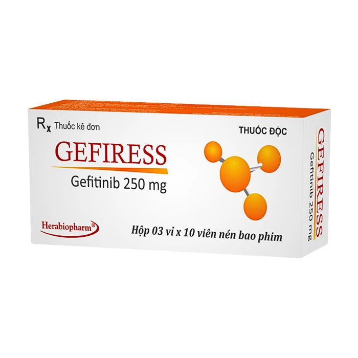 Gefiress 250mg (3 vỉ x 10 viên) - Điều trị ung thư phổi
