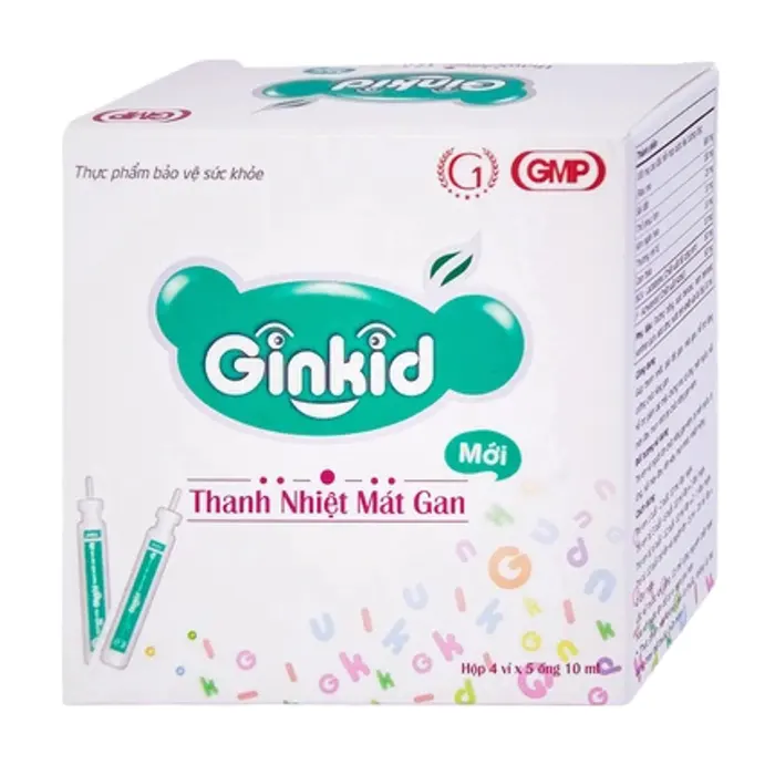 Siro Ginkid - Thanh nhiệt mát gan
