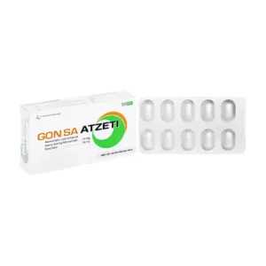 Gonsa Atzeti 10mg (3 vỉ x 10 viên) - Điều trị tăng lipid máu nguyên phát
