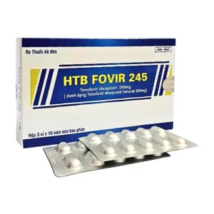 HTB Fovir 245 (3 vỉ x 10 viên) - Điều trị nhiễm HIV-I, viêm gan B
