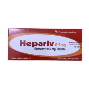 Hepariv 0.5mg (3 vỉ x 10 viên) - Điều trị nhiễm virus viêm gan B mạn tính