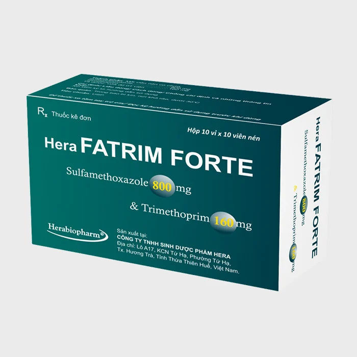 Hera Fatrim Forte (10 vỉ x 10 viên) - Điều trị nhiễm khuẩn