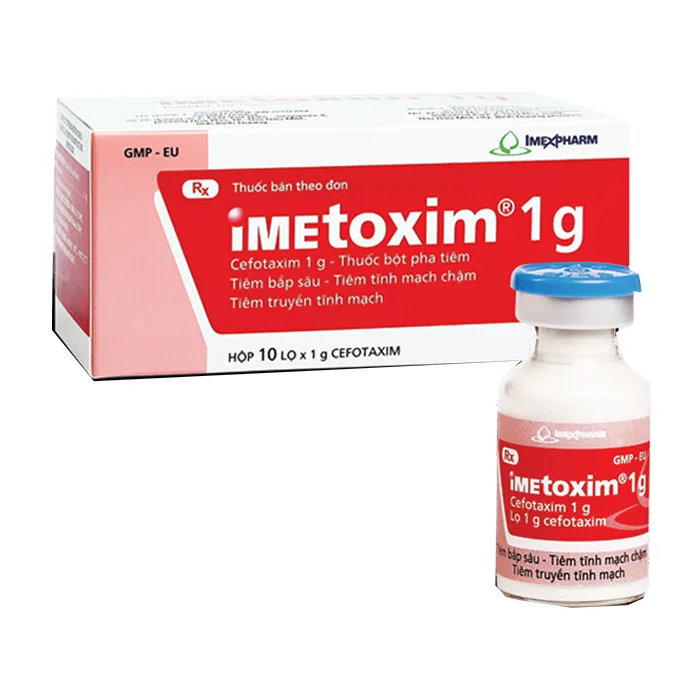 Imetoxim 1g (Hộp 1 lọ) - Điều trị bệnh nhiễm khuẩn