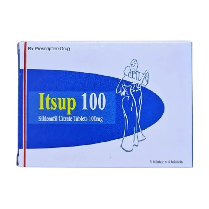 Itsup 100 (1 vỉ x 4 viên) - Điều trị rối loạn cương dương