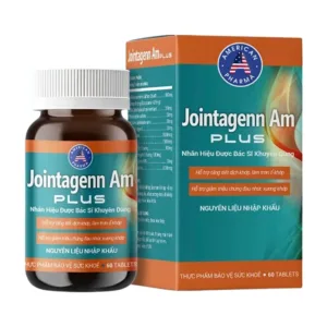 Jointagenn Am Plus (Lọ 60 viên) - Hỗ trợ giảm đau, viêm, nuôi dưỡng và phục hồi hệ cơ xương, sụn khớp