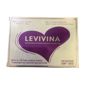 Levina 20mg (1 vỉ x 4 viên) - Điều trị rối loạn chức năng cương dương