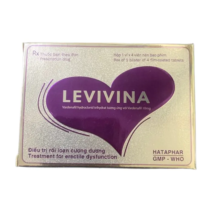 Levina 20mg (1 vỉ x 4 viên)