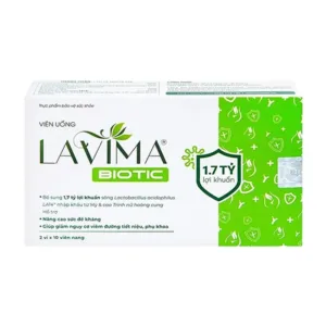 Lavima Biotic (2 vỉ x 10 viên) - Bổ sung lợi khuẩn, hỗ trợ tăng sức đề kháng
