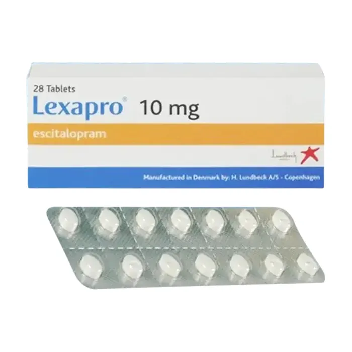 Lexapro 10mg (4 vỉ x 14 viên) - Thuốc trầm cảm