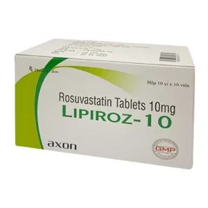 Lipiroz 10mg (10 vỉ x 10 viên) - Điều trị tăng cholesterol