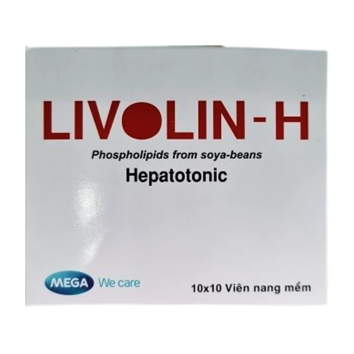 Livolin-H 300mg (10 vỉ x 10 viên) - Cải thiện bệnh gan, chán ăn, đau hạ sườn phải