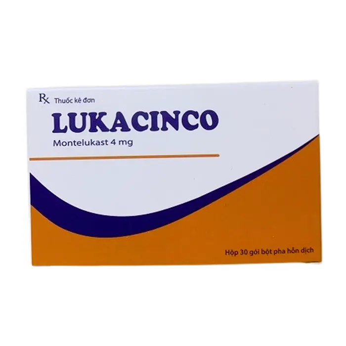 Lukacinco 4mg (30 gói) - Dự phòng và điều trị hen phế quản mạn tính