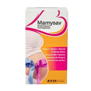 Mamysav (Hộp 60 viên) - Bổ sung omega 3, vitamin và khoáng chất