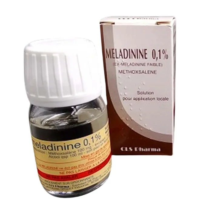 Meladinine 0.1% (Hộp 1 lọ 24 ml) - Điều trị các bệnh da liễu, vẩy nến, nấm da, bạch biến